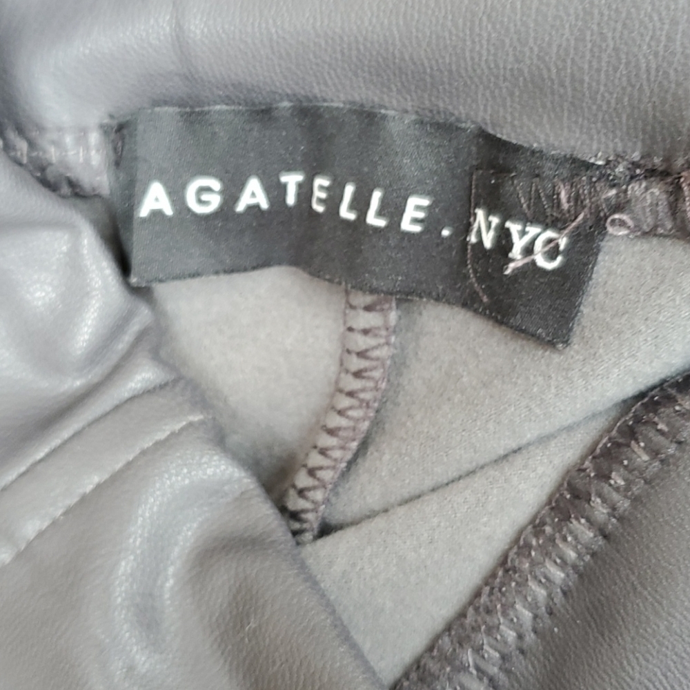 AGATELLE NYC medium vinyl leggings - Picture 4 of 7